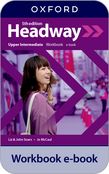 Headway Upper-intermediate Workbook e-book cover