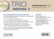 Trio Writing Level 3 Online Practice Teacher Access Card cover