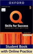 Q: Skills for Success Level 5 Reading and Writing Student Book with iQ Online Practice cover