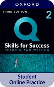 Q: Skills for Success Level 2 Reading and Writing iQ Online Practice cover