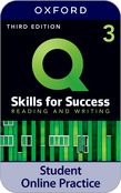 Q: Skills for Success Level 3 Reading and Writing iQ Online Practice cover