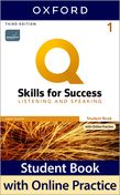 Q: Skills for Success Level 1 Listening and Speaking Student Book with iQ Online Practice cover