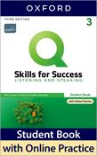 Q: Skills for Success Level 3 Listening and Speaking Student Book with iQ Online Practice cover