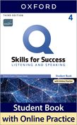 Q: Skills for Success Level 4 Listening and Speaking Student Book with iQ Online Practice cover