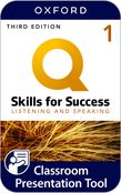 Q: Skills for Success Level 1 Listening and Speaking Classroom Presentation Tool cover