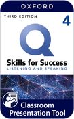 Q: Skills for Success Level 4 Listening and Speaking Classroom Presentation Tool cover