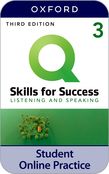Q: Skills for Success Level 3 Listening and Speaking iQ Online Practice cover