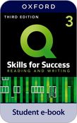 Q: Skills for Success Level 3 Reading and Writing Student Book e-book cover