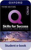 Q: Skills for Success Intro Level Reading and Writing Student Book e-book cover