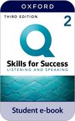 Q: Skills for Success Level 2 Listening and Speaking Student Book e-book cover