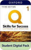 Q: Skills for Success Level 1 Listening and Speaking Student Book e-book with iQ Online Practice cover