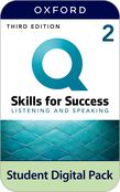 Q: Skills for Success Level 2 Listening and Speaking Student Book e-book with iQ Online Practice cover