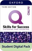 Q: Skills for Success Intro Level Listening and Speaking Student Book e-book with iQ Online Practice cover