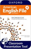 American English File Level 4 Workbook Classroom Presentation Tool cover