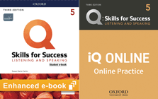 Q: Skills for Success Level 5 Listening and Speaking Student e-book and iQ Online Practice