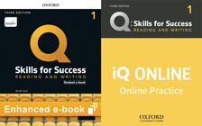 Q: Skills for Success Level 1 Reading and Writing Student e-book and iQ Online Practice