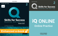 Q: Skills for Success Level 2 Reading and Writing Student e-book and iQ Online Practice