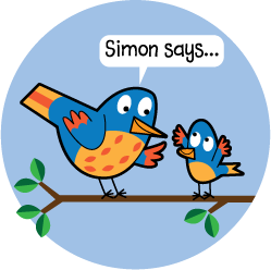 Learning English Can Be Moving!  Simon says, Learn english, Simon says game